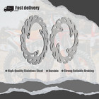 Solid Front Rear Brake Disc Rotors Pair For SUZUKI RM 85 85L 2005 2006 2007 2008