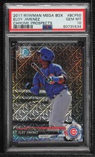 2017 Bowman Chrome Prospects Mega Box Refractor Eloy Jimenez PSA 10 GEM MT 11ff