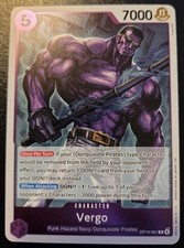 Vergo OP14-061 Foil Rare The Azure Sea's Seven One Piece Card Game