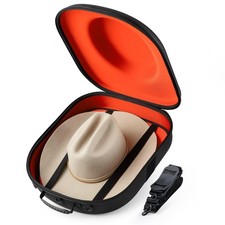 Ozueccr Cowboy Hat Travel Case   Crushproof Carrier for Cowboy, Panama  T