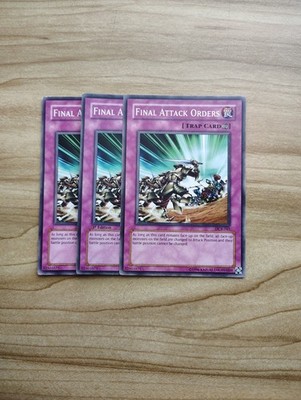 Yu-Gi-Oh! - Final Attack Orders 3X - Full Playset Of Cards