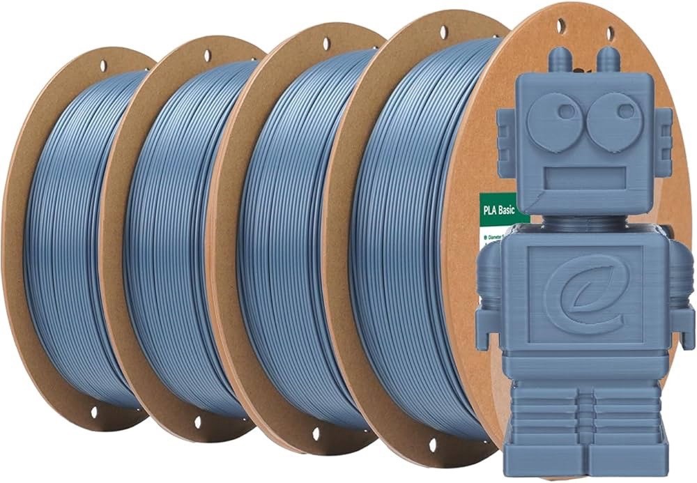 Filament PLA Basic eSUN Grau 3D Druck 1.75 mm 1.00 kg für Bambu Prusa Anycubic
