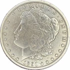 1891 $1 Morgan Silver Dollar AU++