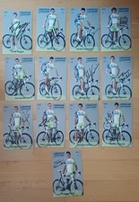 13 x karty z autografami, Team Liquigas-Cannondale 2011, podpisane Sagan, Basso, Oss, itp.