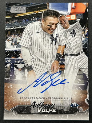 2024 Topps Stadium Club - Anthony Volpe #SCBA-AVO New York Yankees - AUTO