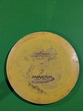 Innova Star Katana Penned 171g No Dome/Flat Yellow Distance Driver Used
