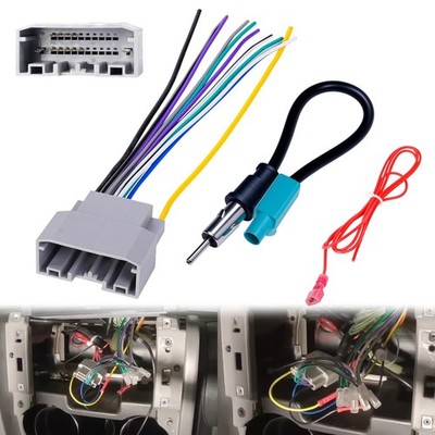 Stereo Wiring Harness with Antenna Adapter Compatible with 2006-2016 Dodge, 2...