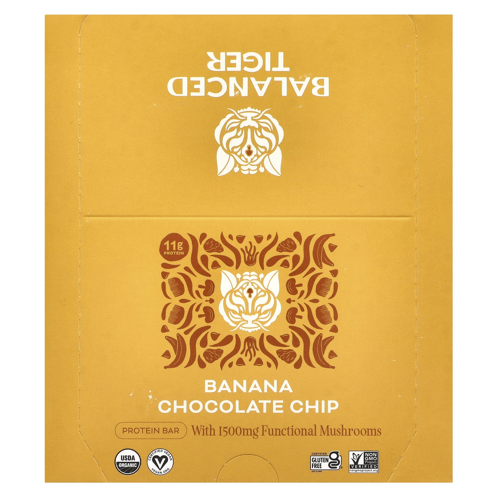 Протеи батончик с бананово-шоколадной крошкой, 12 батончиков, по 1,55 унции (44 г) каждый