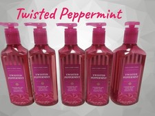 Lote de 5 jabón de manos gel limpiador de menta retorcida (X5) Bath&Body Works