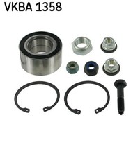 Image of SKF VKBA 1358 WHEEL BEARING KIT FRONT AXLE,REAR AXLE FOR ,SEAT,VW