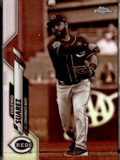 2020 Topps Chrome #128 Eugenio Suarez Sepia Refractor