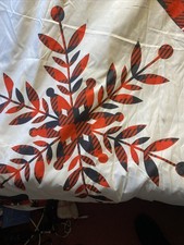 Duvet Cover With Buffalo Plaid Stockings And Snowflakes In A White Background