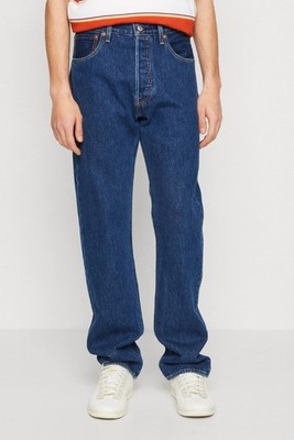 Levi's Herren Hose 501 '93 Straight Cropped Jeans, Geradem Bein Relaxed Navy W26