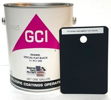 Flat Black Military Paint 1 Gallon "383 CARC substitute Humvee M151A2 CUCV Duce 