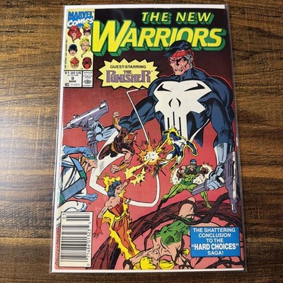 New Warriors #9 Vol. 1 1991 Marvel Comics Newsstand High Grade Comic Book