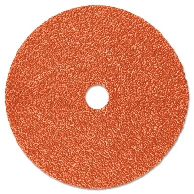 Fibre Disc 787C, Precision Shaped Ceramic, 5 in dia x 7/8 in Center Hole, 36+