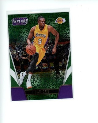 2016-17 Panini Threads Century Proof Dazzle Green #66 Luol Deng #d 2/15