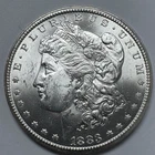 1883-CC Morgan Silver Dollar BU UNC Carson City Nice Luster Better Grade $1