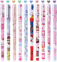 Gelschreiber Set 10 StüCk 0,38Mm Bunt FüR Schule BüRo Zuhause Geschenk