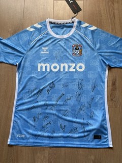 Maglia Coventry City Squad firmata stagione 25/26 Champions
