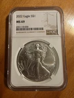 2022 American Silver Eagle MS-69 NGC