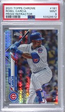2020 Topps Chrome Prism Refractor Robel Garcia #181 PSA 9 MINT 8d2