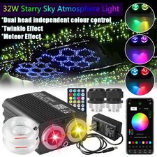 60-2200x Car Home Headliner Star Light Kit Roof Remote Ceiling Light Fiber Optic