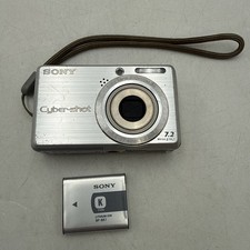 Sony Cyber-Shot DSC-S750 Digital Camera 7.2MP Powers On Screen Shows Images READ