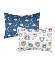 ALVABABY Soft Stretchy Toddler Pillowcases 2PK for 12x16"  13x18" Kids Travel