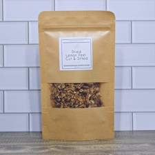 Dried Lemon Peel 1 Ounce Cut and Sifted