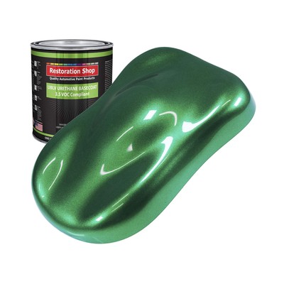 Restoration Shop - Emerald Green Metallic Low VOC Urethane Basecoat Auto Pain...
