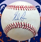 NOLAN RYAN SIGNED OAL BASEBALL 99 HOF METS ASTROS ALL TIME STRIKEOUT KING 8X AS!