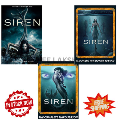 Siren TV Series Seasons 1-3 DVD Complete Set  Full HD Video & High Quality Audio
