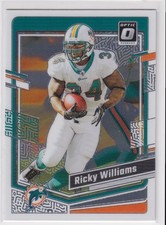 2023 donruss optic ricky williams Miami Dolphins #117