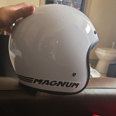 Bell Magnum Helmet Open Face White Size L New | eBay