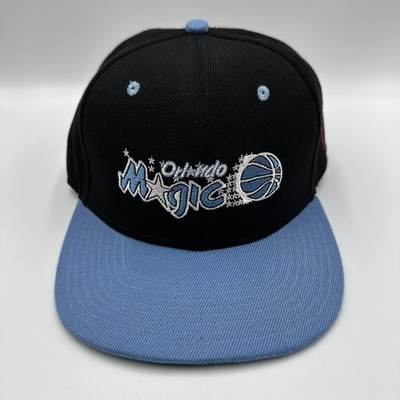 Orlando Magic Hat Cap Snap Back Mens One Size Black Blue NBA Basketball Y2K