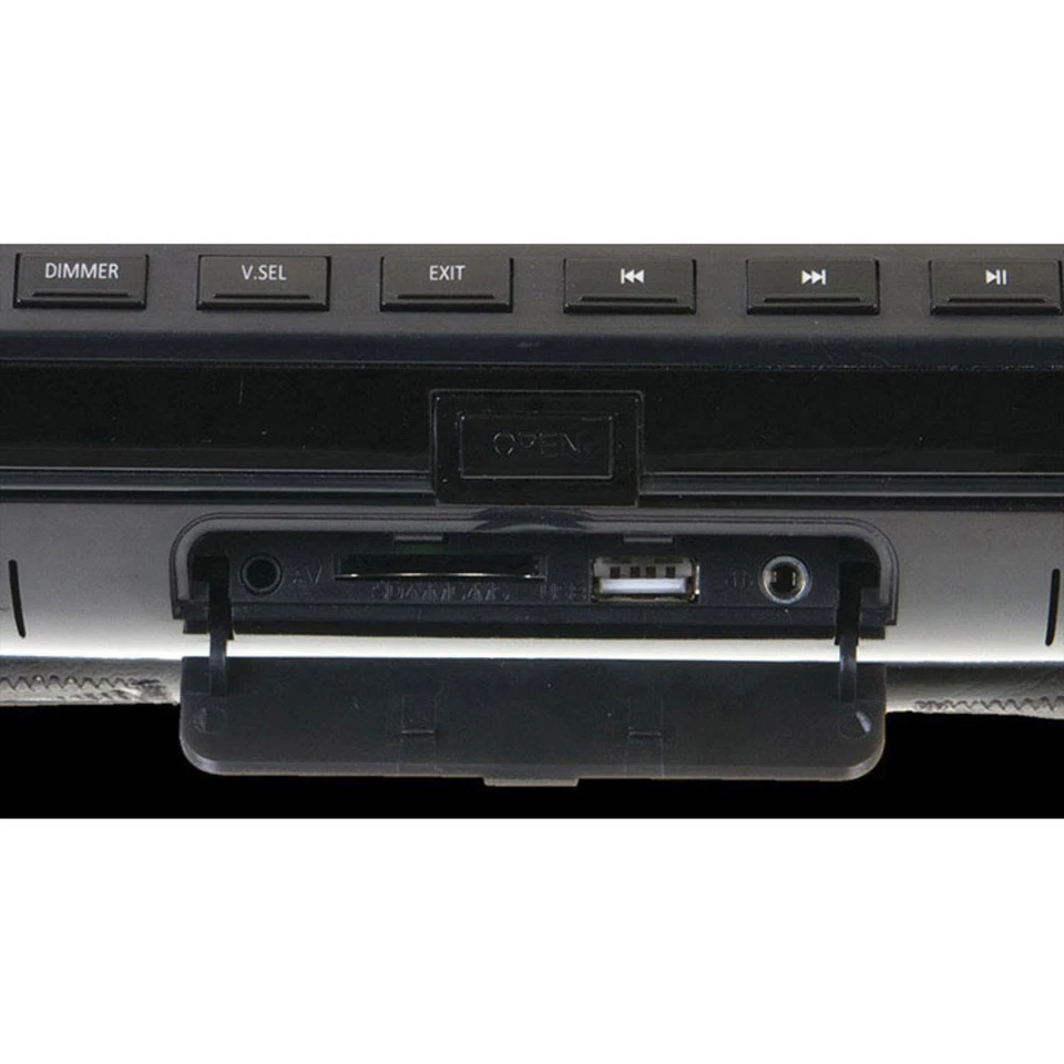 Power Acoustik Hdvd71Cc 7" Headrest Monitor 3-Color Skins Lcd/Dvd Usb/Sd Sold - Image 2 of 4