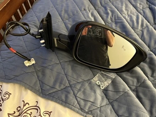 Black 2018 Honda Accord Touring Right Side Mirror.  