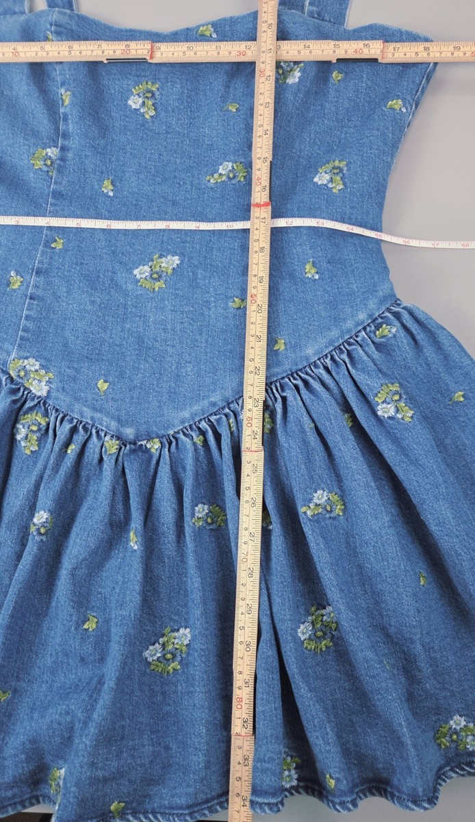 Avec Les Filles 14 (10) Sweetheart Drop-Waist Denim Mini Dress | eBay Avec Les Filles 14 (10) Sweetheart Drop-Waist Denim Mini Dress | eBay