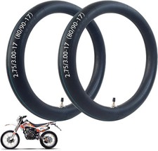 2.75/3.00-17 Heavy Replacement Inner Tube, 80/90-17 Replacement Tire, 17 Inch
