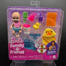 Barbie Skipper Babysitters Inc. Baby Doll Bath Time Playset With Accessories