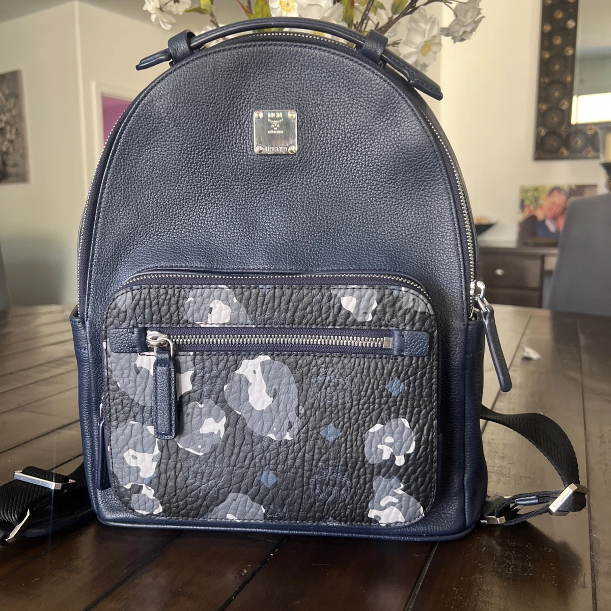 MCM Leather Exterior Blue Bags & Handbags for Women for sale | eBay
