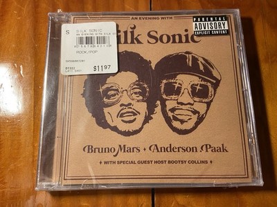 An Evening With Silk Sonic Bruno Mars Anderson Paak CD European Version NEW