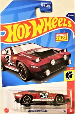 Hot Wheels - 2022 HW Daredevils 4/5 Dimachinni Veloce 163/250 (BBHCX57)