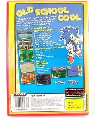 Sonic Mega Collection Plus SEGA DVD ROM PC Game Windows XP / 2000 Rated PG. - Picture 4 of 4