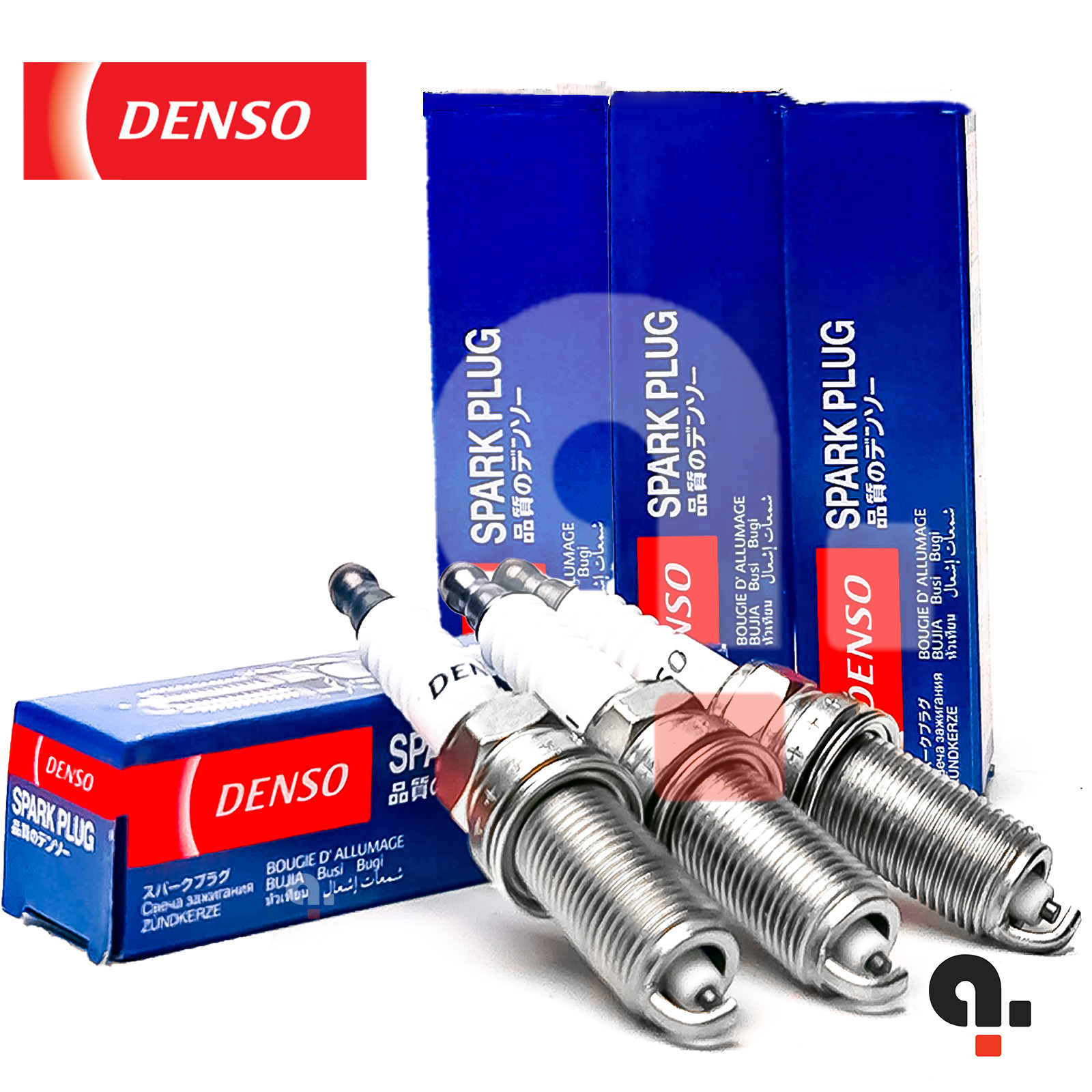Set 4 Spark Plugs Original Denso for Kia Rio III Ceed pro Venga Soul 1.4 1.6
