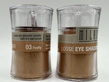 Milani - LOT of 2 - Loose Eye Shadow Shimmer Powder - Firefly 03 - NEW & Sealed