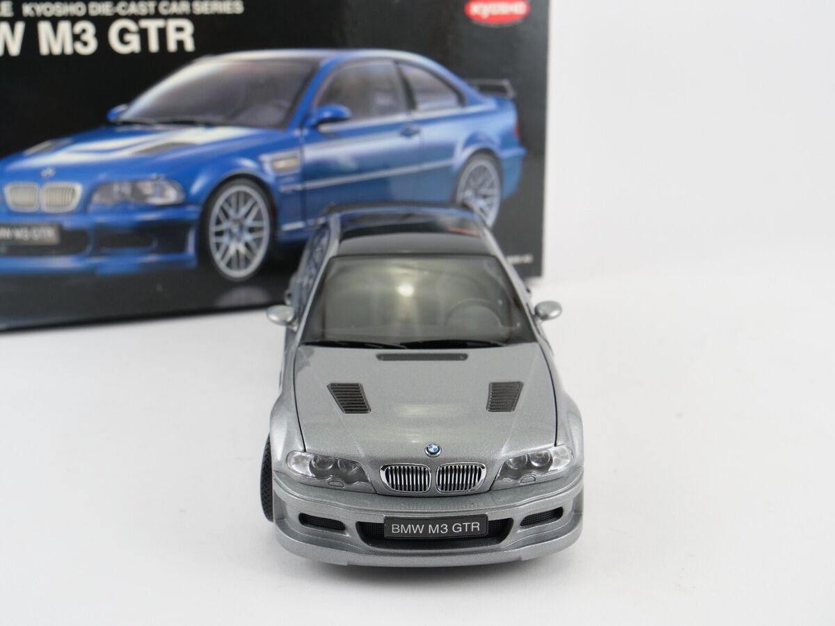 Kyosho 1/18 BMW M3 GTR Silver Grey 08507S | eBay