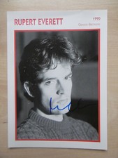 Rupert Everett Autogramm signed 13x18 cm Karte 