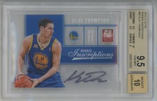 Klay Thompson 12-13 Panini Elite #80 RC Inscriptions WSU AUTO BGS 9.5 GEM MINT